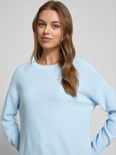 Christian Berg Woman Strickpullover mit Rundhalsausschnitt Bleu 3