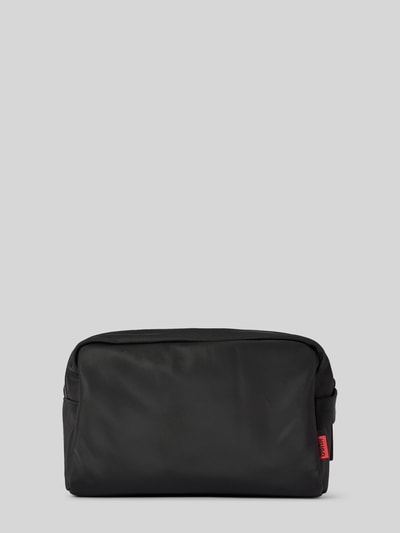 HUGO Kulturtasche mit Label-Patch Modell 'Ethon' Black 3