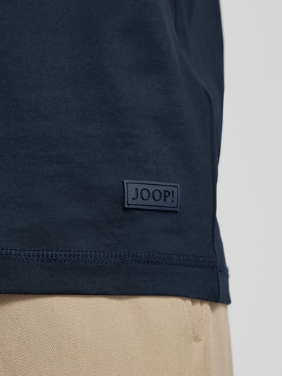 JOOP! Collection Bluzka z długim rękawem i detalem z logo model ‘Baseo’ Granatowy 3