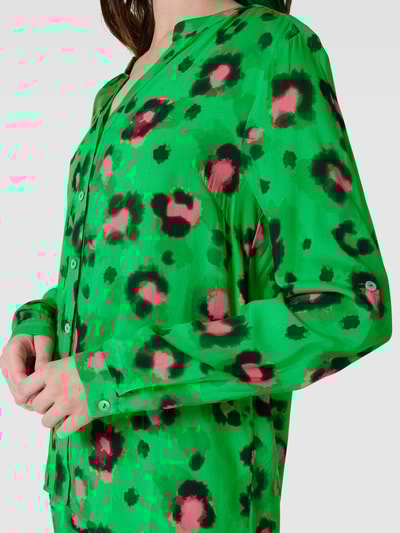 Frieda & Freddies Hemdbluse mit Animal-Print Grün 3