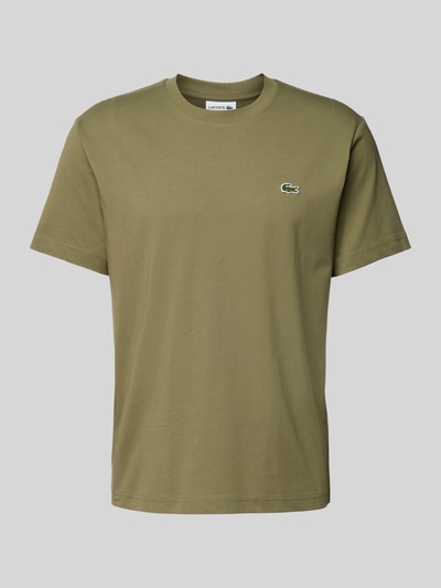 Lacoste T-Shirt mit Label-Badge Oliv 2