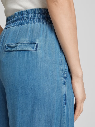 Mazine Baggy Fit Hose im Denim-Look Dunkelblau 3