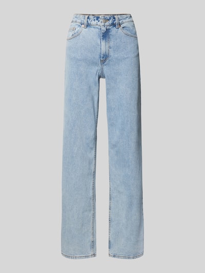 YAS Straight Leg Jeans im 5-Pocket-Design Modell 'ALENA' Jeansblau 2