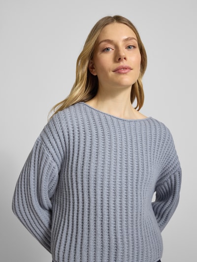 Drykorn Gebreide pullover met ronde hals, model 'IMENY' Lichtblauw - 3