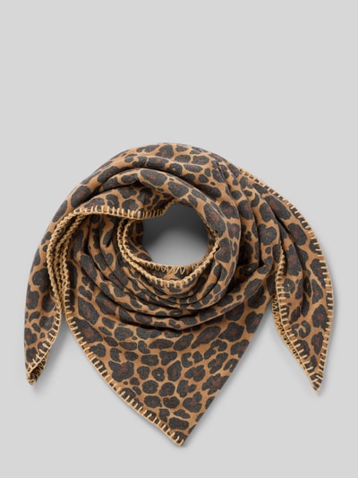 Codello Sjaal met siernaad Middenbruin - 1