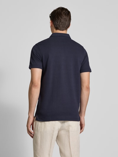 Lerros Regular fit poloshirt met logodetail Zwart - 5