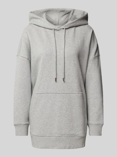 Marc O'Polo Oversized Hoodie aus reiner Baumwolle mit Seitenschlitzen Hellgrau Melange 2