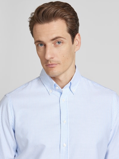 Christian Berg Men Regular Fit Business-Hemd mit Button-Down-Kragen Bleu 3