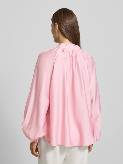 ICHI Regular Fit Bluse mit Schlüsselloch-Ausschnitt Modell 'KARLANI' Rose 5