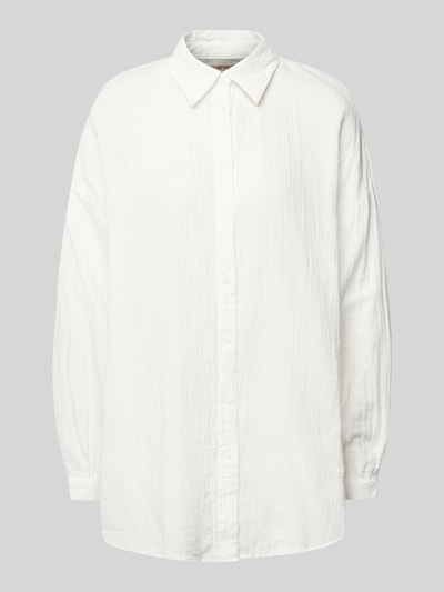 Only Oversized Bluse aus reiner Baumwolle Modell 'THYRA' Offwhite 1