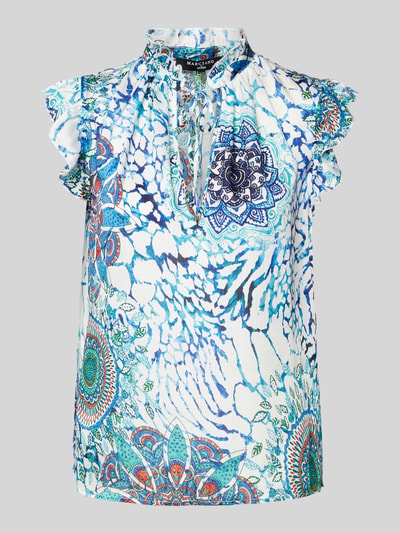 Marciano Guess Bluse mit Allover-Print Modell 'MINA' Blau 2