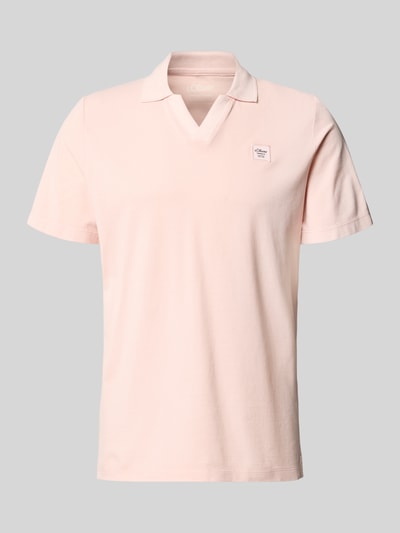 Produktfoto, Regular Fit Poloshirt aus reiner Baumwolle von s.Oliver RED LABEL, efekt: jednolity kolor, naszywka z logo, krój regular fit, kołnierzyk polo, dekolt w serek, z krótkim rękawem, zakończenie rękawów: prążkowane, wykończenie: z bocznymi rozcięciami, wykończenie materiału: pika, materiał: bawełna