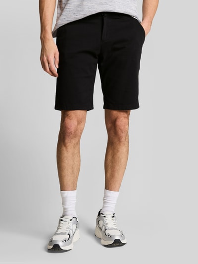 Tom Tailor Slim Fit Chinoshorts aus reiner Baumwolle Black 4