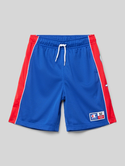 CHAMPION Korte broek met ajourpatroon Koningsblauw - 1