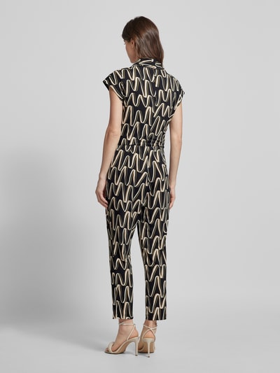 Betty Barclay Jumpsuit mit Zickzack-Muster Black 5