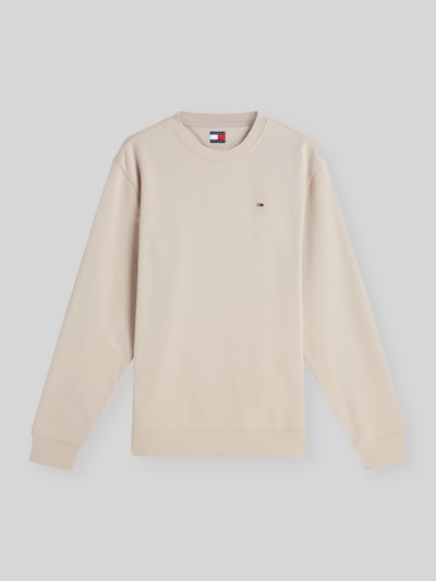 Tommy Jeans Regular Fit Sweatshirt aus Baumwoll-Mix Beige 2