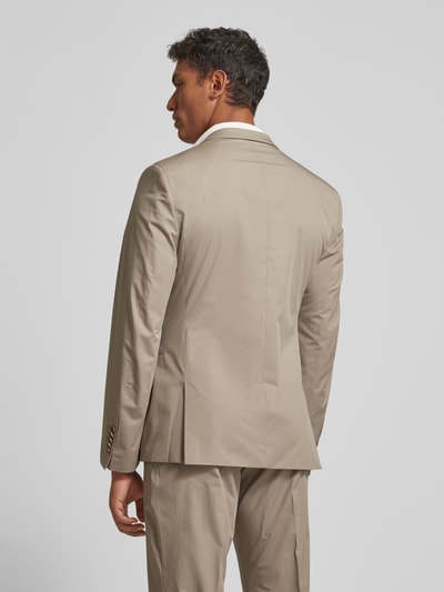 Drykorn Anzug im unifarbenen Design Modell 'Irving' Beige 5