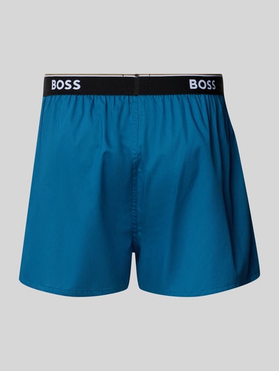 Productfoto, Regular Fit Boxershorts aus reiner Baumwolle im 2er-Pack Modell '2P BOXER' van BOSS, look: effen, label in band, elastische boord, set van 2, jersey, puur katoen