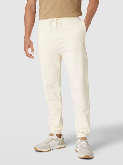 Polo Ralph Lauren Sweatpants met elastische band, model ‘ATHLETIC’ Zand - 4