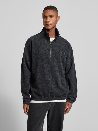 Forét Sweatshirt met opstaande kraag Donkergrijs gemêleerd - 4