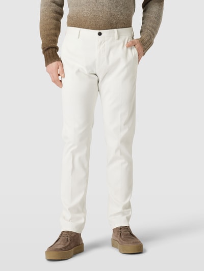 Windsor Chino met achterzakken Offwhite - 4