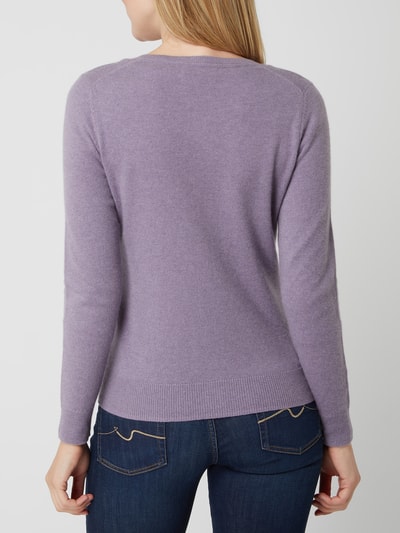 Christian Berg Woman Cardigan aus Kaschmir  Lavender Melange 5