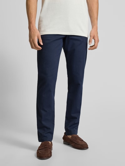 Cinque Slim fit stoffen broek met achterzakken, model 'Brody' Marineblauw - 4