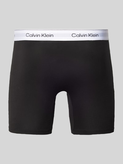 Calvin Klein Underwear Regular Fit Trunks aus Baumwoll-Mix im 3er-Pack Black 3