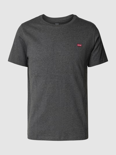 Levi's® T-Shirt mit Label-Patch Modell 'ORIGINAL' Anthrazit 1