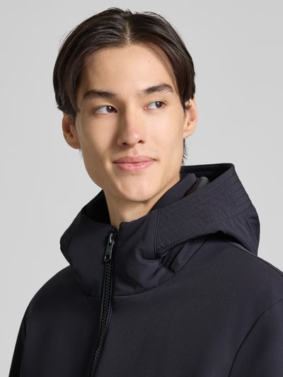 Cinque Regular Fit Mantel mit Zweiwege-Reißverschluss Modell 'SURVIVOR' Marine 3