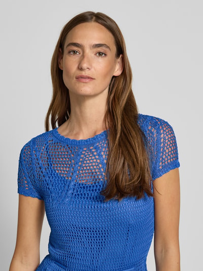 Lauren Ralph Lauren Sukienka o długości do kolan z wiskozy z wiązanym paskiem model ‘JURRIN’ Jasnoniebieski 3