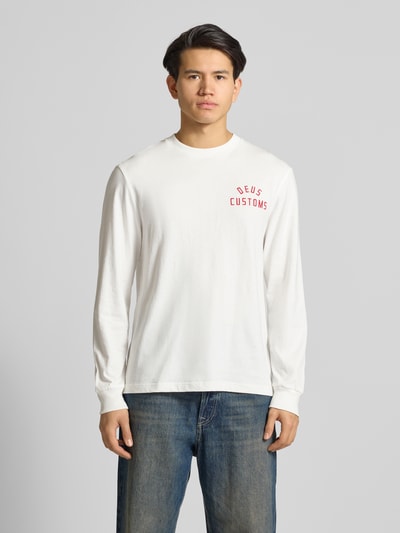 DEUS EX MACHINA Regular fit shirt met lange mouwen en logostitching, model 'Engineer' Wit - 4