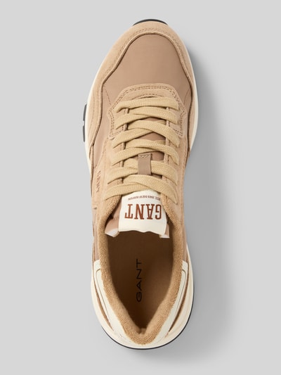 Gant Sneakers met labeldetails, model 'Youtron' Zand - 3
