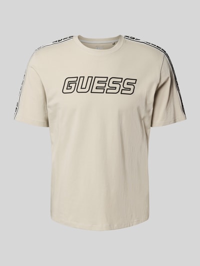 Guess Activewear T-Shirt mit Label-Detail Beige 2