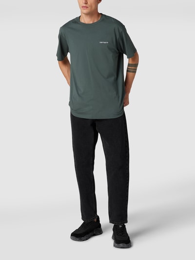 Carhartt Work In Progress Relaxed tapered fit jeans, model 'NEWEL PANT' Zwart - 1