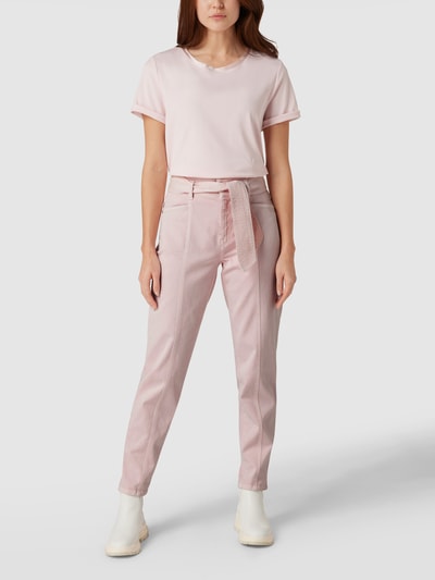 Marc Cain Tapered Relaxed Fit Jeans mit Stretch-Anteil Rosa 1