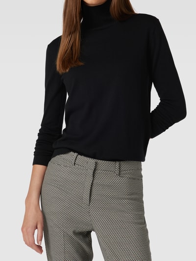 Weekend Max Mara Shirt met lange mouwen en opstaande kraag, model 'KIKU' Zwart - 3