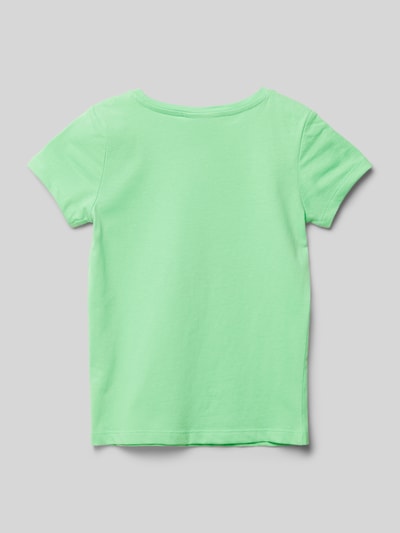 s.Oliver RED LABEL T-shirt z nadrukowanym motywem Zielony 3