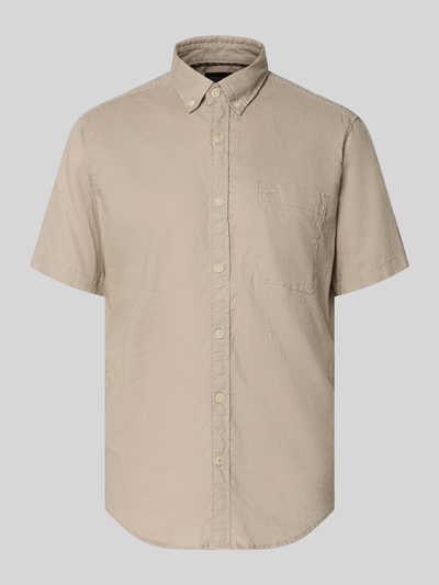 camel active Regular fit vrijetijdsoverhemd met Button-downkraag Beige - 2