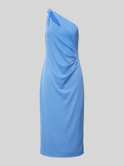 Lauren Ralph Lauren Knielanges Cocktailkleid mit Knotendetail Modell 'ZIANZAN' Blau 2