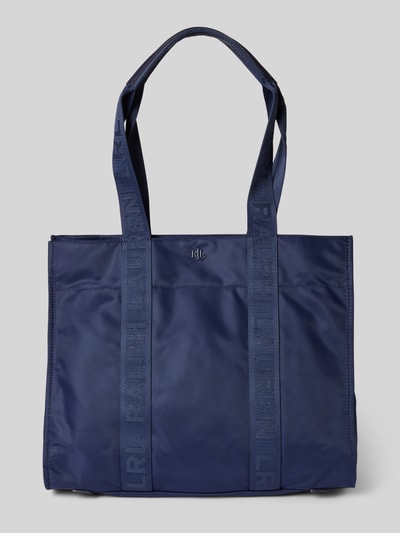 Lauren Ralph Lauren Shopper met hengsels, model 'STEVIE' Marineblauw - 1