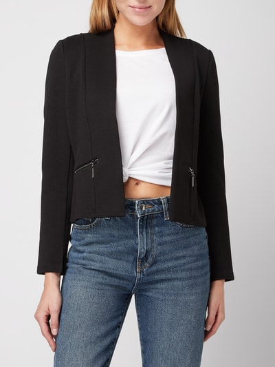 Tom Tailor Denim Blazer mit Rippenstruktur Black 4