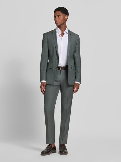 ROY ROBSON Slim Fit Anzug aus Schurwoll-Mix mit Viskose-Anteil Gruen 1