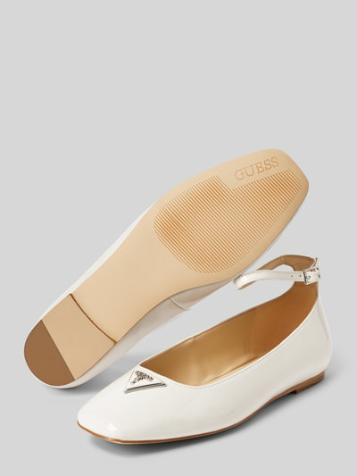 Guess Ballerinas mit Label-Applikation Modell 'LEVVIS' Beige 4