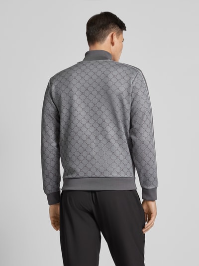 JOOP! Collection Sweatjack met all-over motief, model 'Tayfon' Zwart - 5