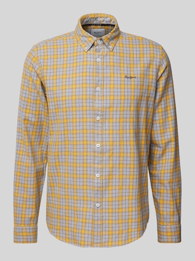 Pepe Jeans Regular Fit Freizeithemd mit Button-Down-Kragen Modell 'ARCHIE' Gelb 2