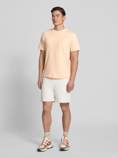Lacoste Regular Fit T-Shirt aus reiner Baumwolle Lachs 1