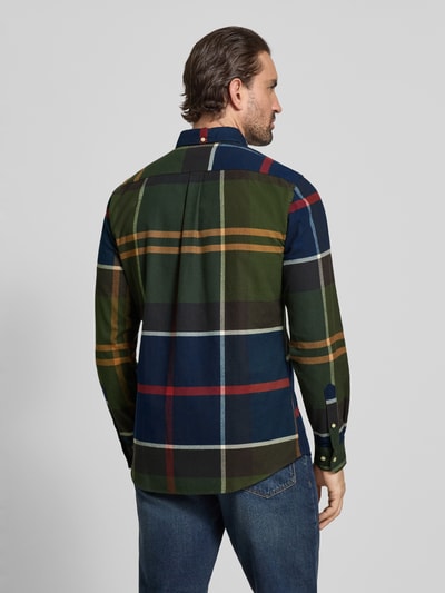 Barbour Tailored Fit Freizeithemd aus reiner Baumwolle Oliv 5