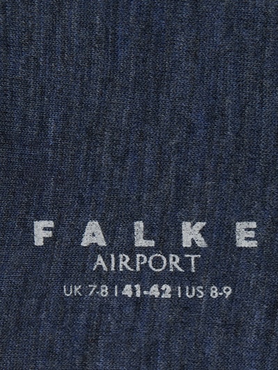 Falke Kousen met comfortband, model 'Airport' Donkerblauw gemêleerd - 2