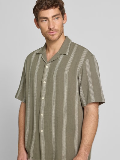 SELECTED HOMME Freizeithemd mit Knopfleiste Oliv 3